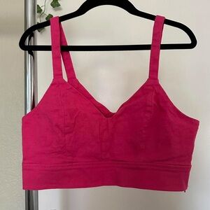 Express crop tank. So cute and hot pink.
